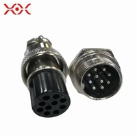Connecteur d'aviation GX16 à 5 broches, mâle et femelle, circulaire, en métal, prix usine