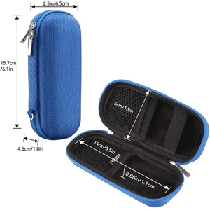 Étui rigide en EVA personnalisé avec logo, étanche, antichoc et durable, couleur personnalisée, étui de rangement portable pour lecteur MP3 MP4 - Product Image 5