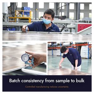 Suelo de Vinilo de Lujo con Núcleo <span class=keywords><strong>SPC</strong></span> Impermeable, Ideal para Cocina, Baño, Sótano, Casa Norteamericana, Suelo de PVC - Product Image 4