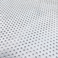 Plaque perforée en acier inoxydable, maille métallique perforée