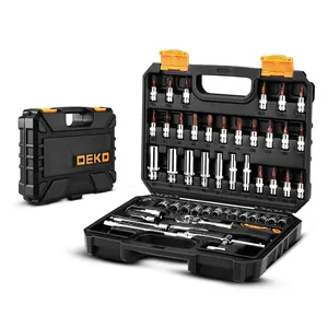 Deko DKMT53 53Pcs Professionele Huishoudelijke Hand Repair Tool Set Met Bmc Doos Auto Reparatie Auto Reparatie Tools Wrench Schroevendraaier