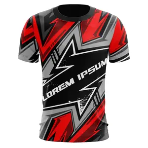 100 Polyester Cotton Feel All Over Print Sublimation T Shirts
