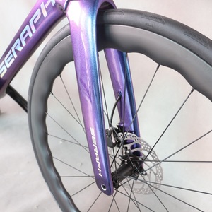 Chameleon <b>Paint</b> 24 Speed Aero Disc Road Bike TT-X71 with Wave Carbon Wheelset Wheeltop Groupset Di2 Groupset 28C Tire - Product Image 3