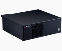 Adlinktech RK-200I 2U Wall-Mount Tower Industrial Computer Chassis Mini-ITX Dual Expansion Slot Flex ATX Support IPC Case