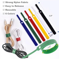 Attache-câbles auto-adhésifs double face réutilisables colorés à prix d'usine – Sangle de fixation auto-agrippante dos à dos