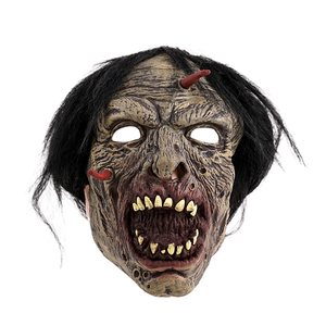 หน้ากากปาร์ตี้ฮาโลวีนทำจากพลาสติกมีข้อต่อตกแต่งขนาดชีวิตสุดเท่ลูกไม้ - Product Image 1