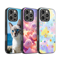 JoyMonki New Mobile Covers A5 UV Creative Printer DIY Phone Case avec de beaux motifs de bonne texture Clear Material