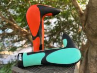2 uds ODI silicona antideslizante a prueba de golpes 22,2mm manillar integrado moldura cuerno puños conjunto para Brompton MTB BMX bicicleta plegable