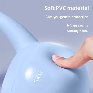 <span class=keywords><strong>Kettlebell</strong></span> en plastique souple pour hommes Home Fitness Household Swing <span class=keywords><strong>Kettlebell</strong></span> Haltérophilie Haltère Squats <span class=keywords><strong>Abdominaux</strong></span> Poids libres - Product Image 4