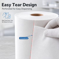 Rouleau de nettoyage pour pochoirs SMT bleu, 55% pâte de bois, 45% polyester, non-tissé, 60 g/m²