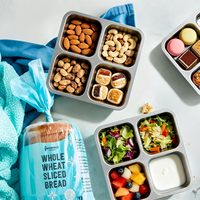 Boîte à lunch en acier inoxydable 304 à 4 compartiments, plateaux divisés pour collations, boîte bento, assiette en acier inoxydable pour enfants, compatible micro-ondes