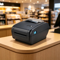 Imprimante d'étiquettes de codes-barres thermiques haute vitesse de 4 pouces, interface USB, en stock, compatible USPS UPS FedEx