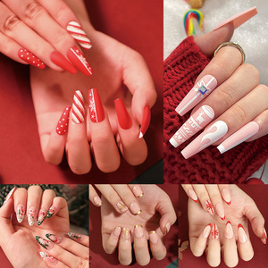 Adornos de <span class=keywords><strong>uñas</strong></span> postizas para decoración de Navidad, <span class=keywords><strong>2022</strong></span> - Product Image 6