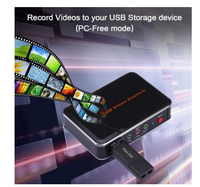 Capture vidéo de jeu HD 1080P HD-MI enregistreur YPBPR pour XBOX One/360 PS3 /PS4 en un clic aucun PC demandé aucune configuration