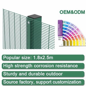Valla Antiescalada 358 para Jardín, Ranchos y Villas, Valla Metálica de Acero Galvanizado para Seguridad en Estacionamientos - Product Image 4