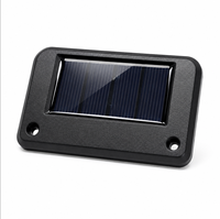 Lampes solaires d'extérieur pour clôture et marches, LED chaude, étanches IP44, avec capteur crépusculaire, rechargeables, installation facile pour mur de jardin