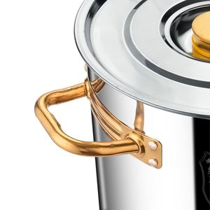 Casserole multifonctionnelle <span class=keywords><strong>en</strong></span> acier inoxydable à double anse pour cuisinière à induction, avec marquages gradués - Product Image 6