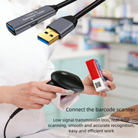 Kabel Data Newstarlink USB 3.0 A ke B SuperSpeed Ramah Lingkungan Berpelindung dengan Selubung PVC untuk Komputer, Printer, Kamera, Hard Drive