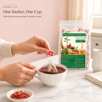 Tisane Détox aux Herbes Ginseng Dendrobium Goji Astragale Mûre Jujube Poria Yam Sachets de Thé 8g 20 Petits Sachets 160g Vente en Gros