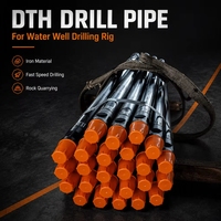 Tige de forage DTH haute résistance à l'usure 76mm 89mm 114mm pour plateforme de forage de puits d'eau