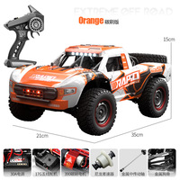 JJ 1:14 RC Crawler 4WD con Escobillas, Aceleración Totalmente Proporcional, 2.4GHz 4 Canales, Camión Todoterreno de Alta Velocidad con Control Remoto