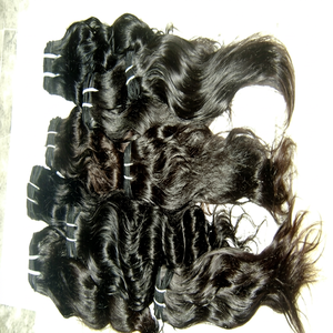 Tejido de cabello indio virgen, textura increíble de la mejor calidad Tejido de cabello humano de la india, el mejor color y tacto suave - Product Image 1