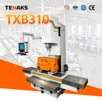 Centre d'usinage CNC vertical multifonctionnel 3 axes TENAKS TXB310 de haute qualité pour le perçage et le fraisage de cylindres de moteur
