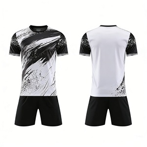 Maillots de football personnalisés à séchage rapide en gros – Designs vierges respirants grandes tailles F00 - Product Image 5