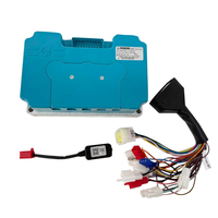 Moteur de moyeu de vélo électrique à pneus larges QS205 50H 72V5000W avec contrôleur Fardriver ND72680 pour vélo Super-73, patte de fixation 150/170/190mm