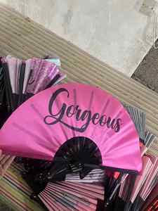 2025 New Arrival Customized Bamboo Hand Fans Traditional Folding Fans with Carved and Painted Advertising Souvenirs - Product Image 4