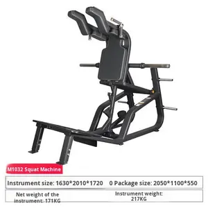 Machine à <span class=keywords><strong>hack</strong></span> <span class=keywords><strong>squat</strong></span>, <span class=keywords><strong>presse</strong></span> à jambes à plaques commerciales pour salle de sport, entraîneur de cuisses, <span class=keywords><strong>squat</strong></span> incliné en forme de V, équipement de fitness - Product Image 6