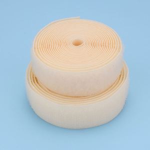 Bande auto-agrippante beige en polyester/nylon, écologique, différentes tailles, couleurs personnalisées, résistance industrielle, pour chaussures - Product Image 4