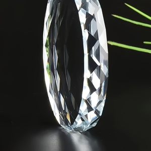 Adornos de Cristal Transparentes Pulidos con Logotipo Personalizado Grabado con Láser para Decoración de Árboles de Navidad - Product Image 6