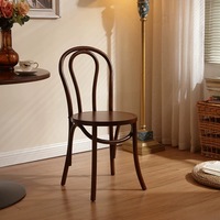 Silla de Comedor de Madera sin Brazos para Restaurante o Comedor Contemporáneo - Silla Resistente, Ecológica y Estable