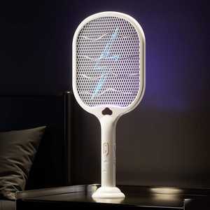 Wholesale Rechargeable Handheld UV Plastic Electric <strong>Fly</strong> Swatter <strong>Racket</strong> for Mosquito <strong>Zapper</strong> Insect Control - Product Image 1