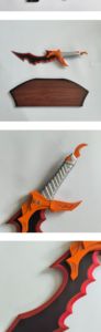<span class=keywords><strong>50</strong></span>-60cm 2 unids/set Solo nivelación Anime Real Metal espada <span class=keywords><strong>Katana</strong></span> juguete fiesta Cosplay Props Sung Jin-Woo Katanas ESPADA DE ACERO INOXIDABLE - Product Image 2