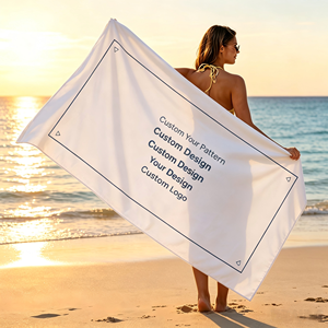 Toalla de Playa de Microfibra Personalizada para Tienda de Recuerdos - Product Image 1