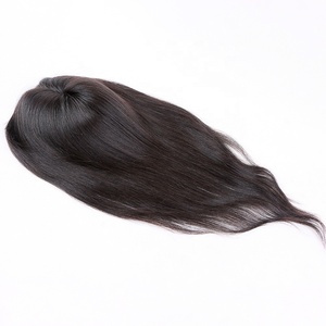 Piezas de Repuesto de cabello liso para mujer, cutícula alineada, virgen europea, pelo humano - Product Image 5