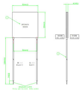 وحدة تبريد حرارية/كهربائية من نوع بلتيير HUAJING TEC TEC301/2871905555/131/C11 بجهد 34.8 فولت وتيار 19.3 أمبير، وحدة تبريد أشباه الموصلات - Product Image 3