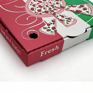 <span class=keywords><strong>Flauta</strong></span> <span class=keywords><strong>de</strong></span> grado alimenticio corrugado tamaño impreso personalizado diseño <span class=keywords><strong>de</strong></span> pizza cartón negro rebanada <span class=keywords><strong>precio</strong></span> caja corrugada - Product Image 3