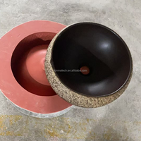 Moule en silicone pour lavabo de salle de bain sur mesure, moule d'injection pour cuve de lavabo en béton préfabriqué, vente en gros