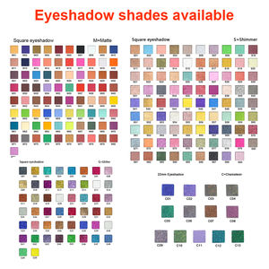 พาเลทอายแชโดว์สำหรับศิลปินมืออาชีพ9เฉดสีที่สร้างได้ประกายแวววาวสีมุก - Product Image 6