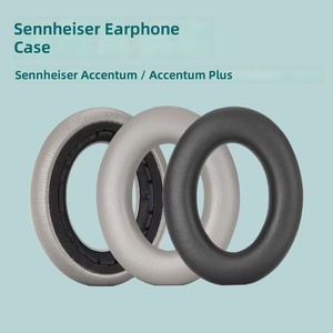 Almohadillas de Repuesto para Auriculares Inalámbricos Sennheiser Accentum/Accentum Plus, Almohadillas de Cuero Proteico Suave y Cómodas - Product Image 1