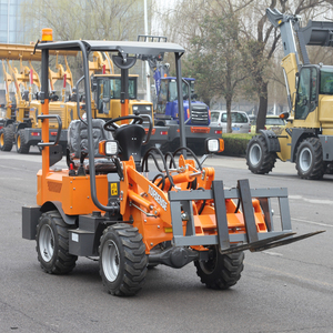 15km/H Fast <strong>Top</strong> Speed <strong>Load</strong> Weight 400kg 600kg Mini Small Electric Wheel Loader Battery Diesel Front Loader - Product Image 1
