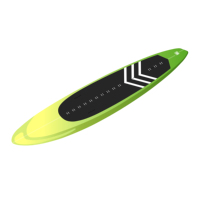 Planche à pagaie gonflable en fibre de verre époxy transparente pour sports nautiques, planche de surf unisexe personnalisée
