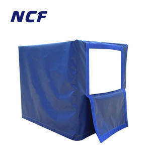 Bâche imperméable réutilisable en PVC, logo personnalisé NCF, bâche de couverture de pluie <span class=keywords><strong>pour</strong></span> palette - Product Image 2