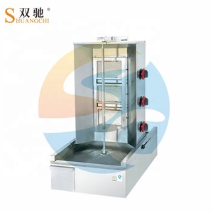 Máquina de shawarma de Gas LPG de 3 quemadores de acero inoxidable Doner <span class=keywords><strong>Kebab</strong></span> Grill BBQ Stove para Motor de Hotel como componente central - Product Image 2
