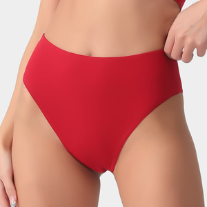 Braguitas de Encaje Sexy para Mujer, Talla Grande, Color Rojo, 100% Algodón, Tejido Sin Costuras, Estilo Bikini, Suministro ODM 2025 - Product Image 2