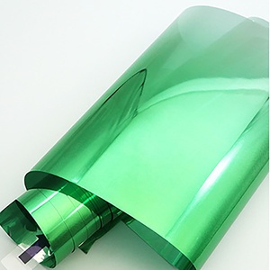 Pellicola Solare Bicolore per <span class=keywords><strong>Parabrezza</strong></span> <span class=keywords><strong>Auto</strong></span>, Rotolo da 20 cm x 30 m (Nero/Viola/Rosso/Oro/Verde + Argento), 2 Mil Antigraffio, Vendita all'Ingrosso - Product Image 5