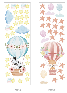 Autocollant Ballon Ours en Peluche Autocollant Amovible en PVC Vinyle Imperméable Décoration Maison Enfants Autocollant Mural Bébé Enfants Salon - Product Image 5